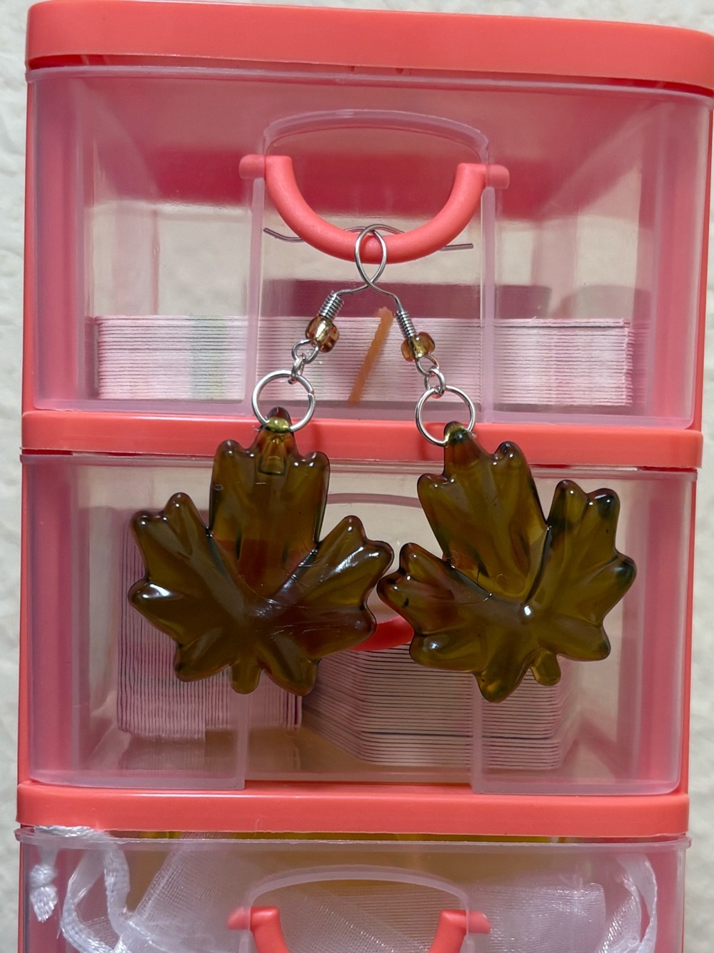 🍁Green Lead Earrings🍁